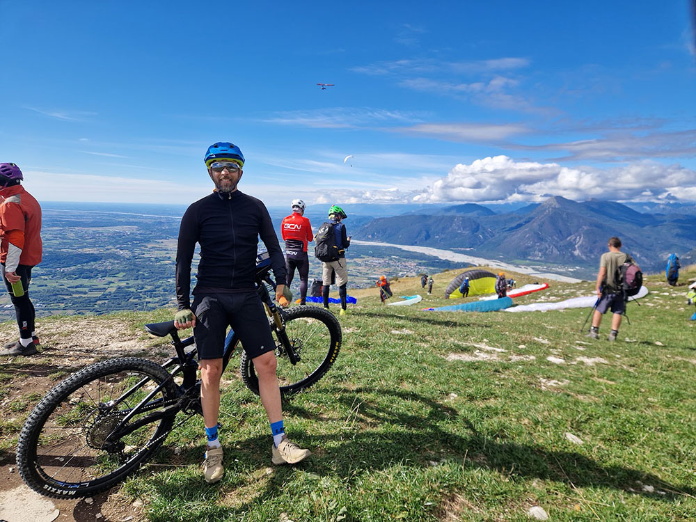 Wolfgang Menzel Teamwandern Mountainbike Paragleiter Kanaltal